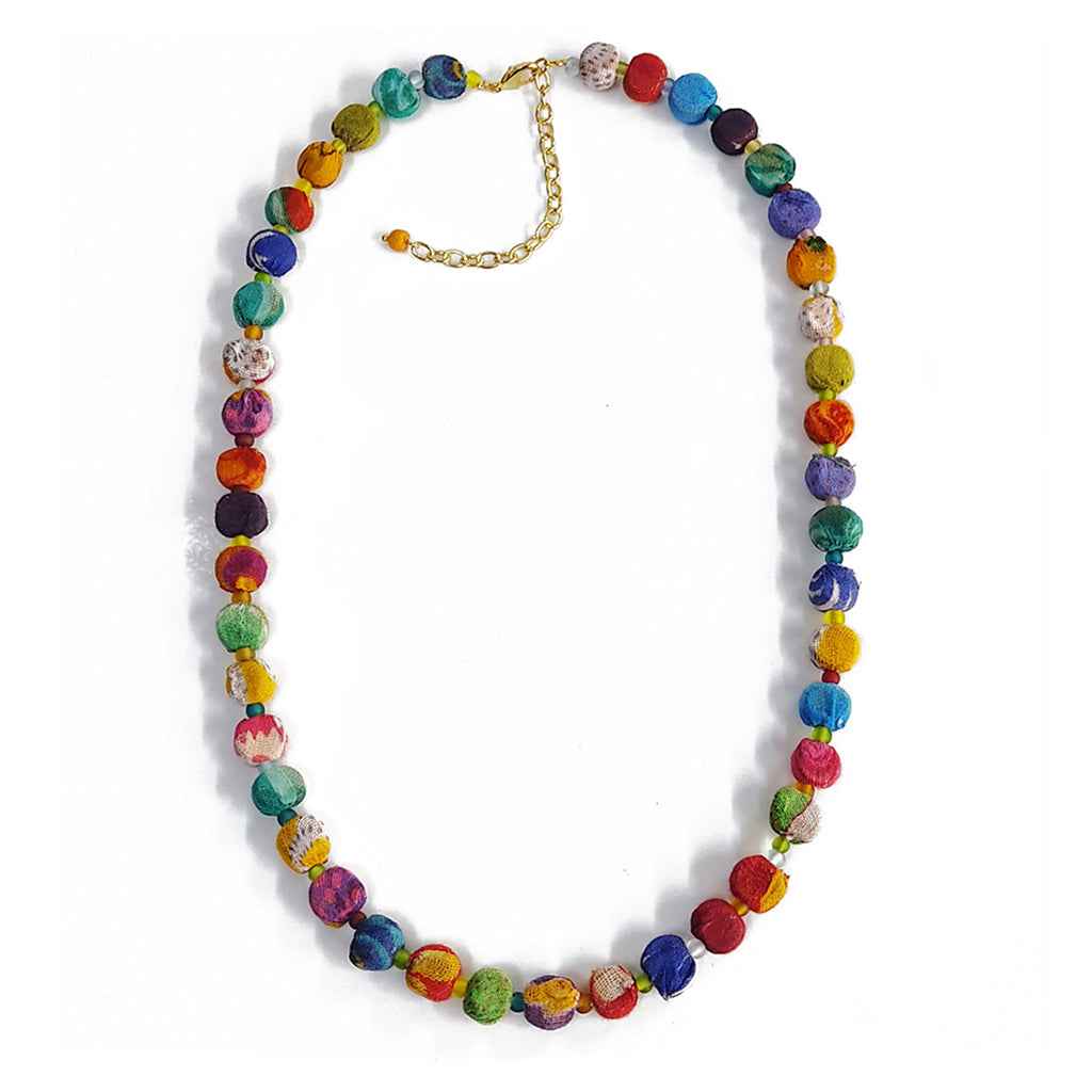 Kantha Bead Necklace